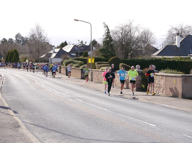 Inverness Half Marathon, on Green Drive