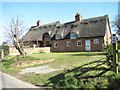 Thatched cottages in Cargate Green