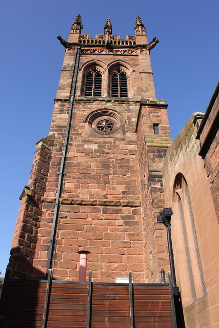 The tower of St Mary's Centre