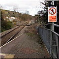 Railway from Garth towards Tondu