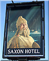 Sign for the Saxon Hotel, Kiveton Park