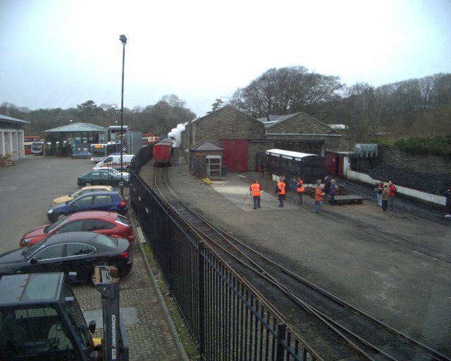 View from Douglas signal box