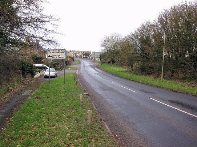 Entering Whiddon Down