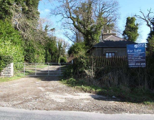 Gate house and surrounding land on sale... © Eric Jones Geograph