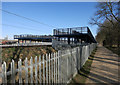 Footbridge over the railway