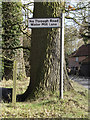 TM1877 : Roadsign on the B1118 Green Street by Geographer
