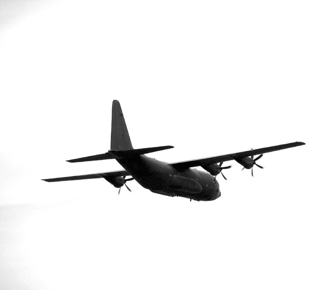 RAF Hercules transport aircraft