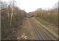 Railway line from Nugent Road, Upper Holloway