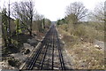 Looking west on railway line