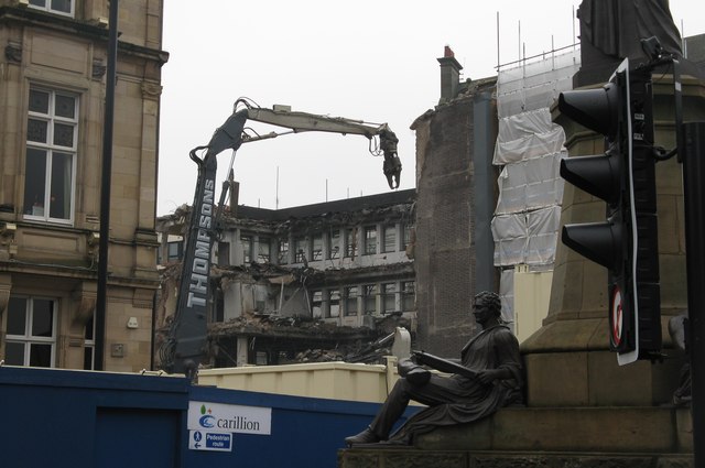 Demolition in Newcastle