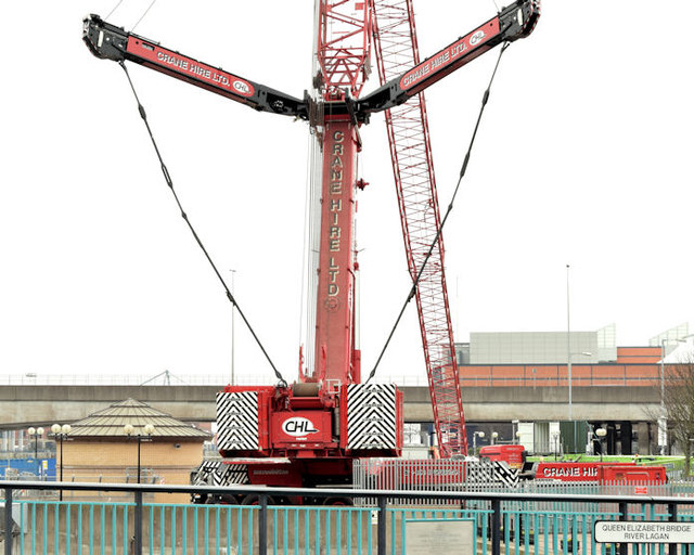 Crane, Queen's Quay, Belfast - March... © Albert Bridge :: Geograph ...