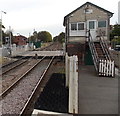 Steps up to Wem signalbox