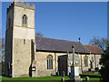 Finningham War Memorial and church