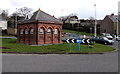 Grade II listed former pump house on a roundabout in Pembroke Dock