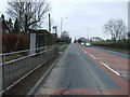 Bus stop and shelter on Lees Road (B6194)