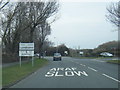 A546 Maesdu Avenue at Llandudno boundary