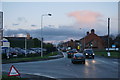SJ6974 : Manchester Road, Lostock Gralam at dusk by Bill Boaden