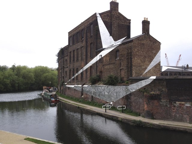 Wrapped in silver foil, Grand Union Canal