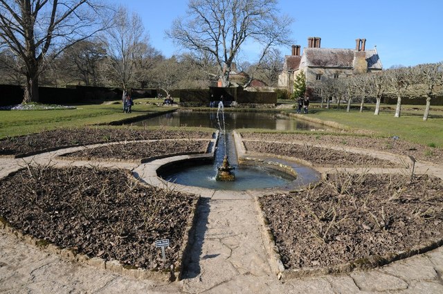 Water feature in the Gardens of Bateman's