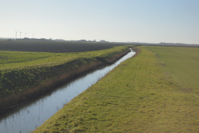 West Fen Drain © N Chadwick :: Geograph Britain and Ireland