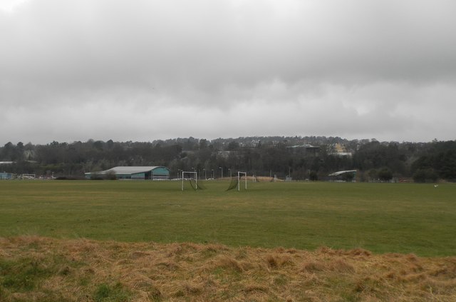 Playing fields at Riverside
