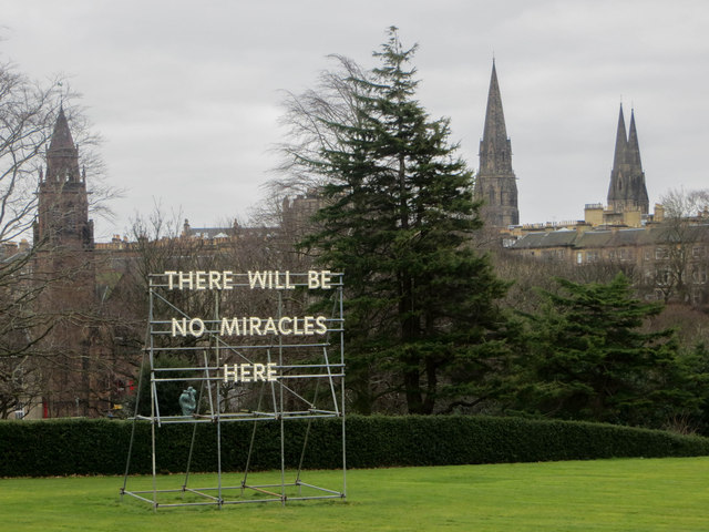 There will be no miracles here © Chris Denny cc-by-sa/2.0