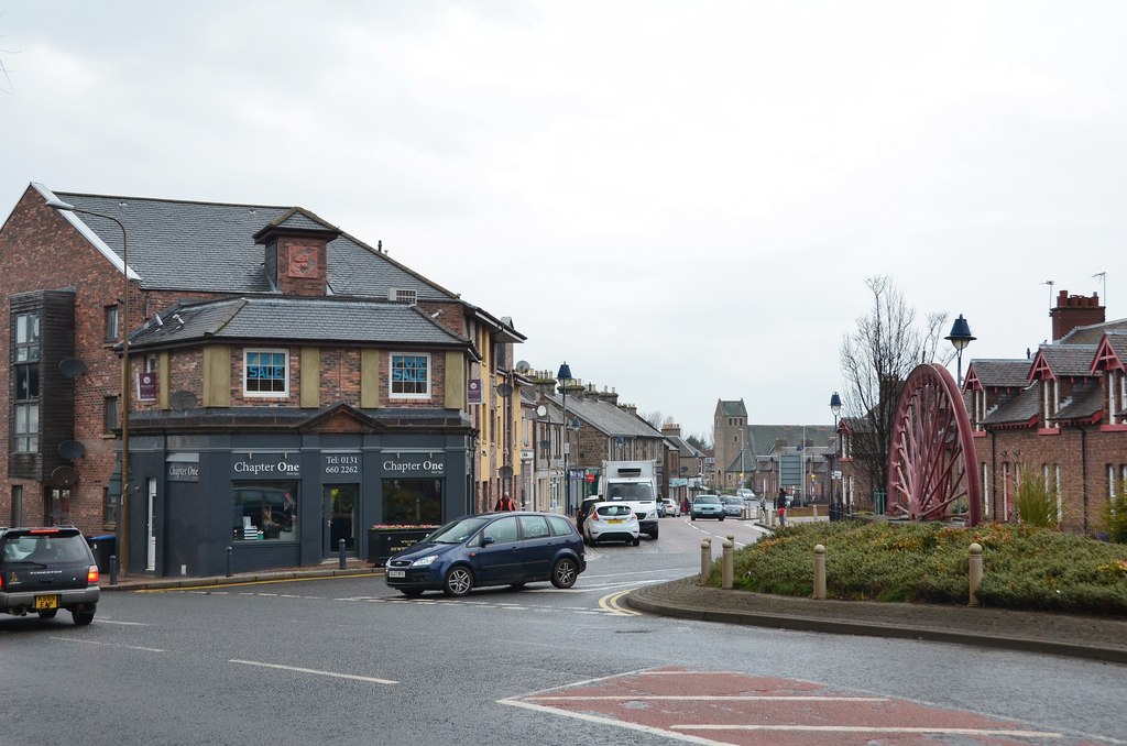 Main Street And A7 Newtongrange © Jim Barton Geograph Britain And