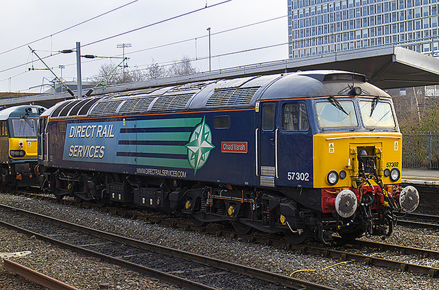 Class 57 Locomotive At Crewe © William Starkey Cc By Sa20 Geograph Britain And Ireland 4965