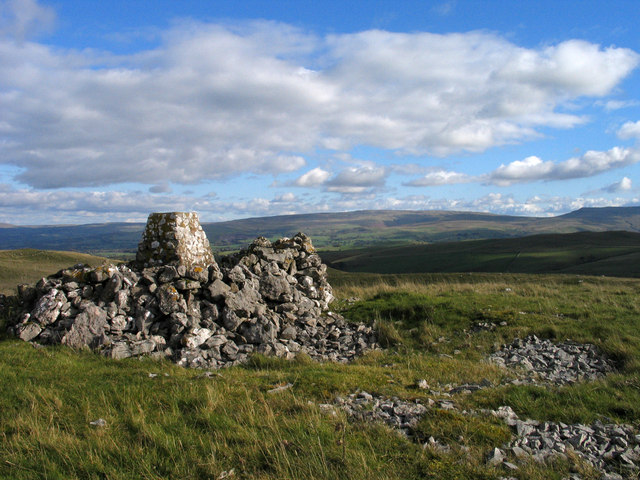 Trig point on Nettle Hill
