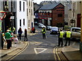 H4472 : Police and security staff, St Patrick's Day 2015, Omagh by Kenneth  Allen