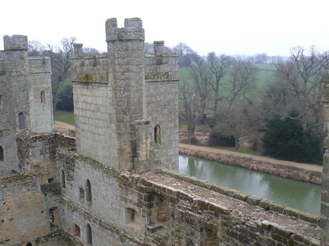 Bodiam Castle from the Postern Tower