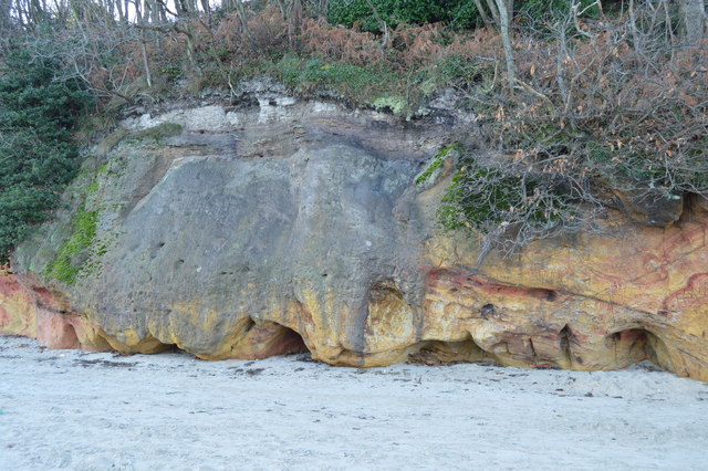 Eocene beds south of Redend Point