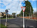 Mini-roundabout at Coldnailhurst Avenue junction