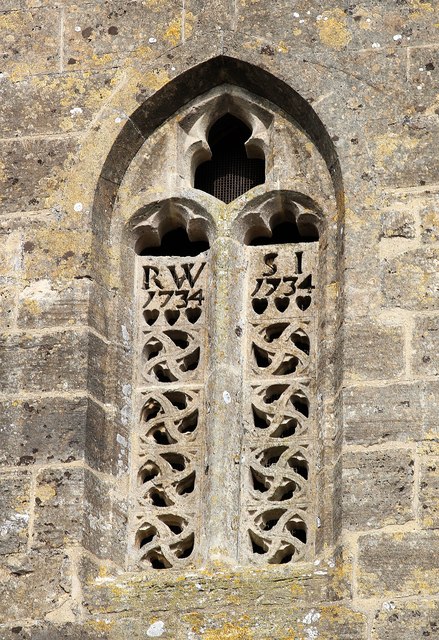 Bell tower detail, Frampton church