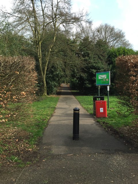 Newcastle-under-Lyme: Entrance To The... © Jonathan Hutchins ...