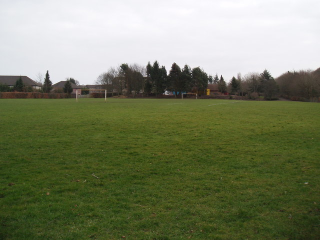 Playing field near Claverhouse