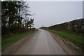 Wolds Way towards Partridge Hall