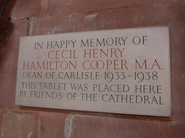Carlisle Cathedral: memorial (15)