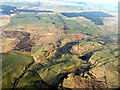 Walls Hill fort from the air