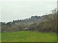 Footpath between The Clump and The Bakery near the A35