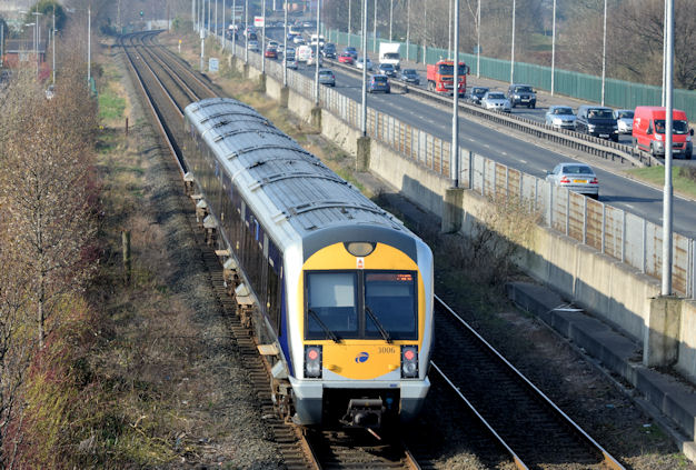 Train, Sydenham, Belfast (March 2015)
