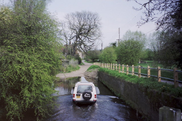 Standon Ford in use, seen from the West.