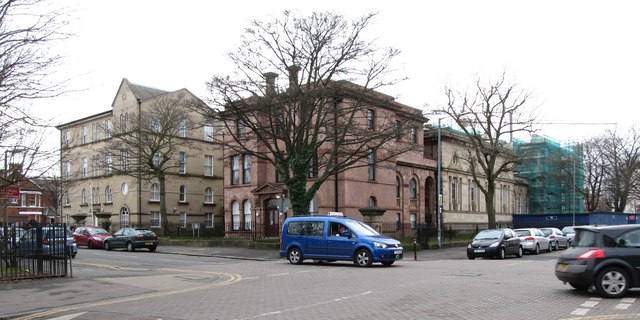 The rear of the Union Theological College