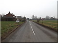TM2472 : Entering Wilby on the B1118 Wilby Road by Geographer