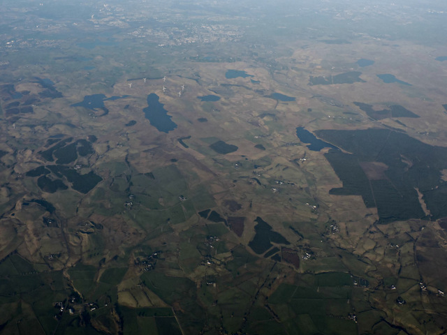 Glenouther Moor from the air