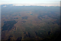 M77 motorway and Whitelee wind farm from the air