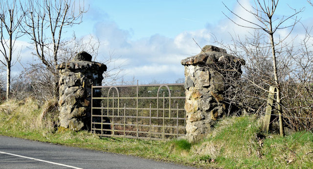 Field gate near Knockagh - March 2015(2)