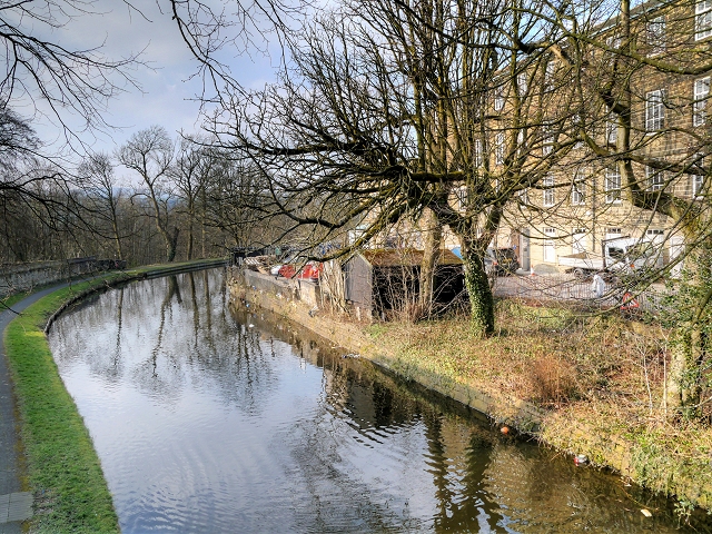 Leeds and Liverpool Canal, View from Lomeshaye Bridge