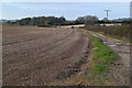 Field edge footpath near Toyd Farm