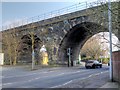 SD8637 : Railway Arches, Sagar Street by David Dixon